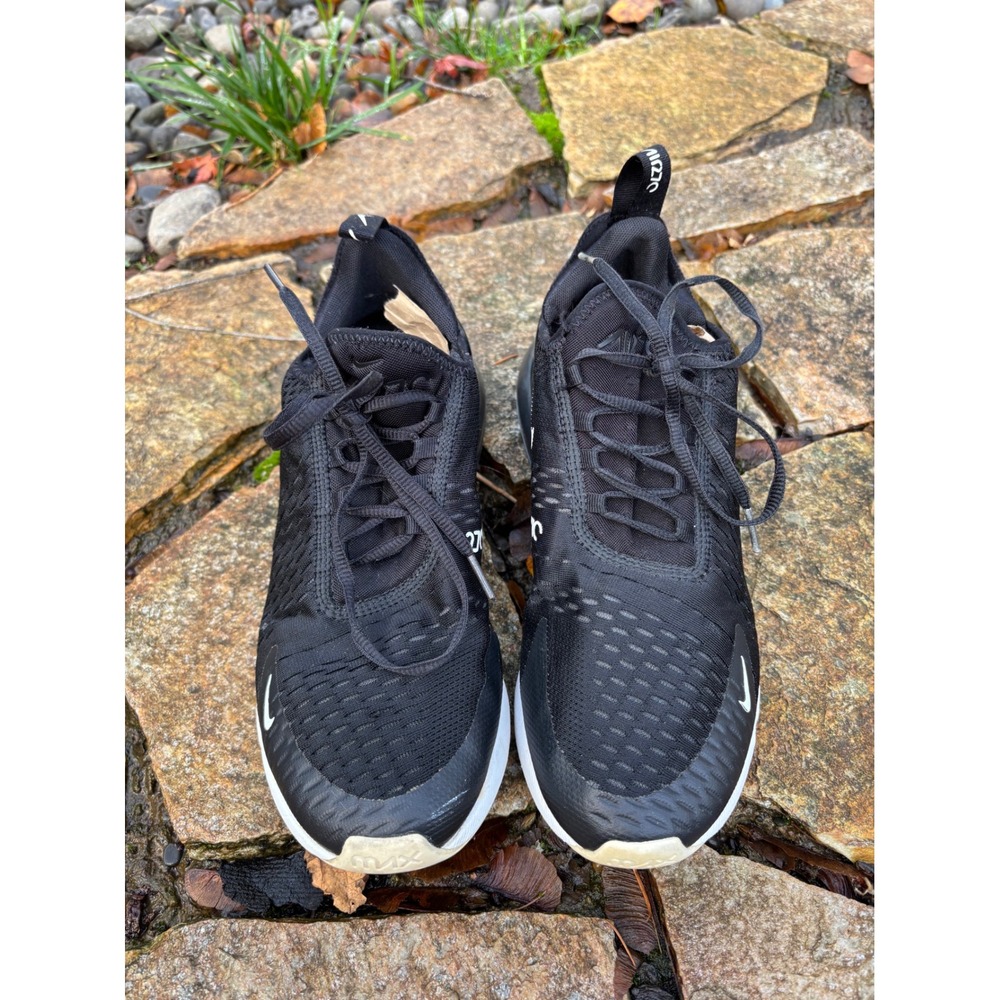 Nike Air Max 270 Men's Black White Athletic Sneakers Shoes AH8050-002 Size 9.5 - Picture 6 of 10